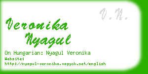 veronika nyagul business card